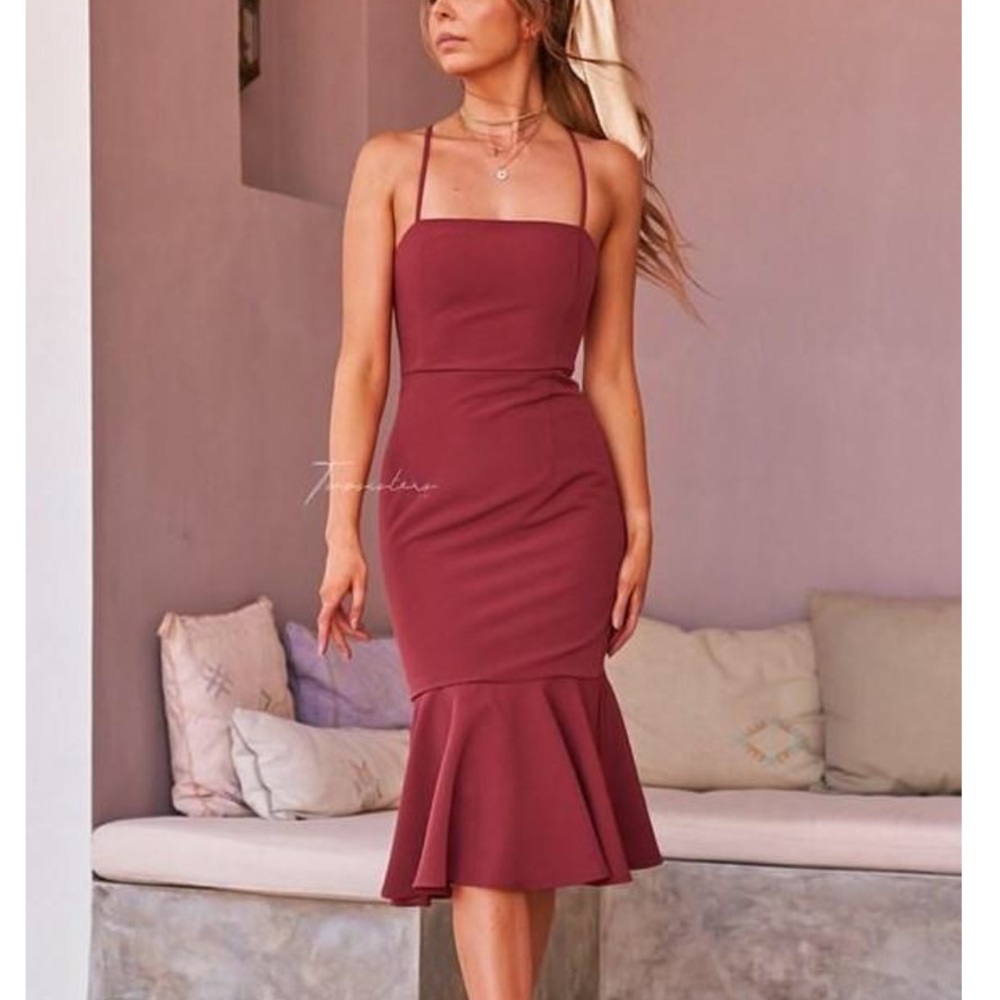 EVELEEN DRESS - WATERMELON